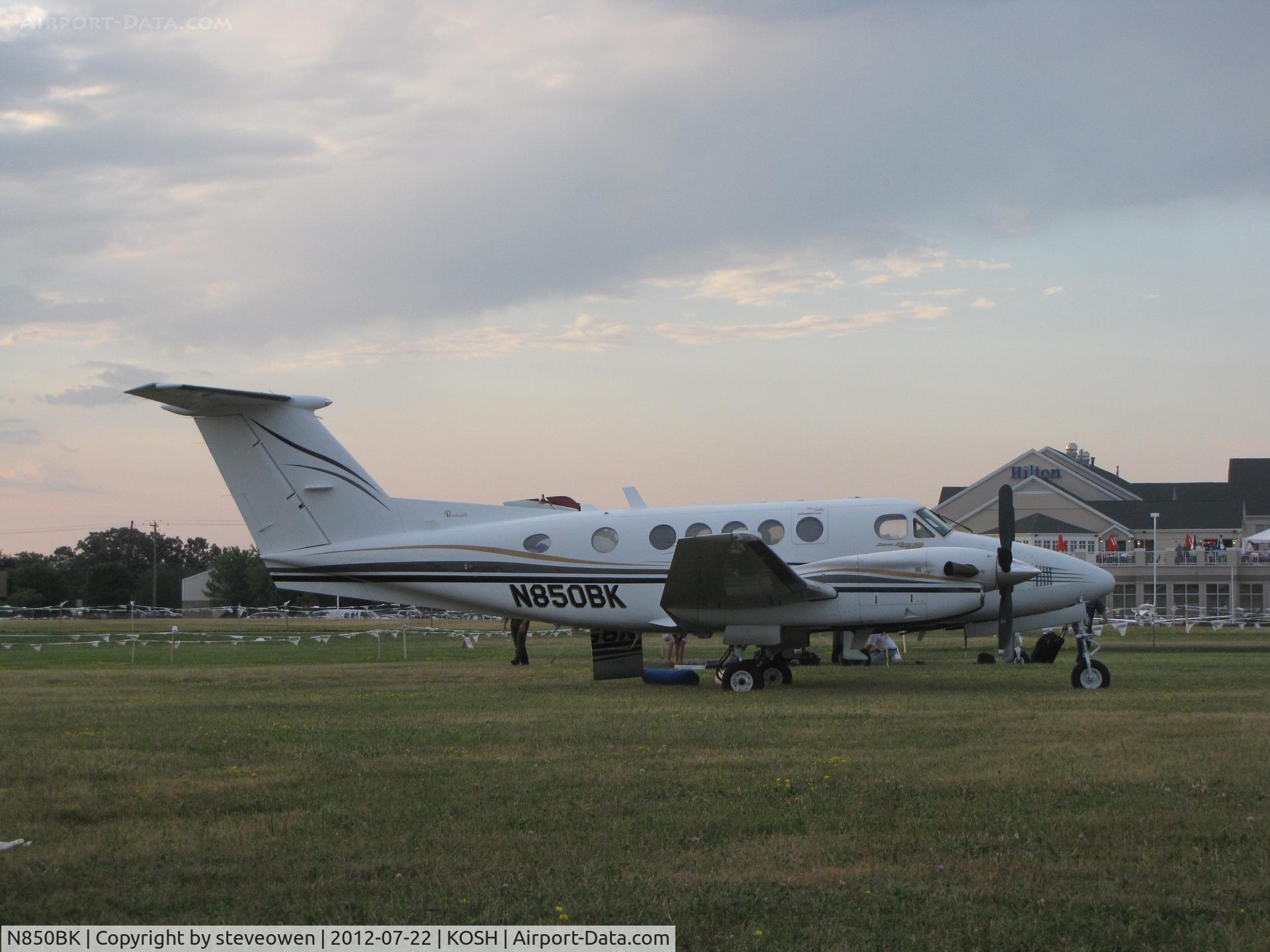 N850BK, 1981 Beech 200 C/N BB-896, King Air in the GAC camp grounds at Oshkosh