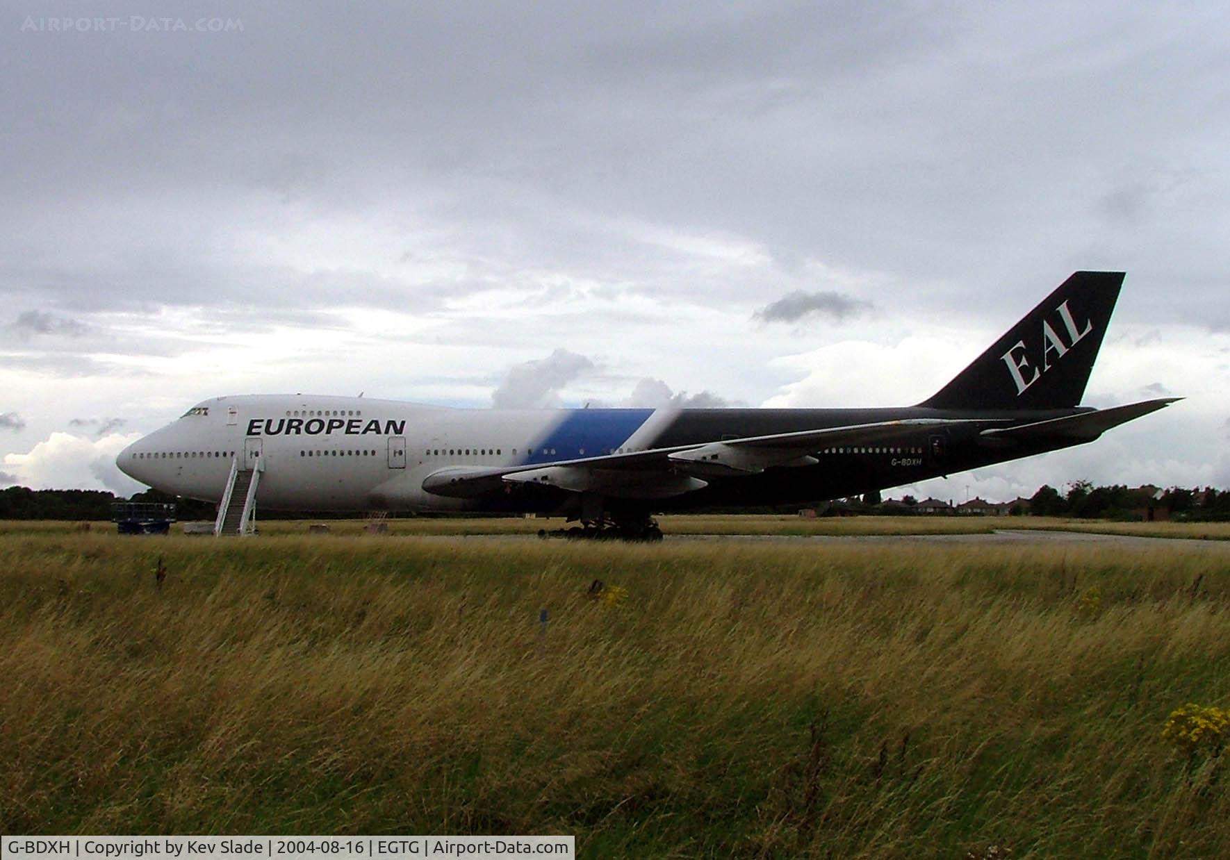 G-BDXH, 1979 Boeing 747-236B C/N 21635, In open storage at Filton.