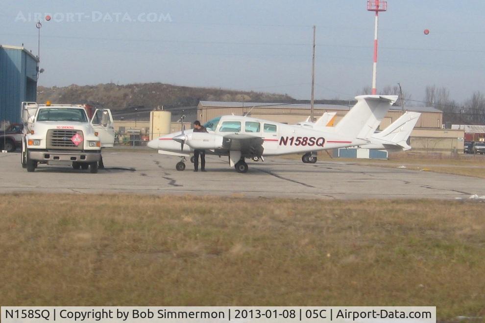 N158SQ, 1978 Beech 76 Duchess C/N ME-86, On the ramp at Griffith, Indiana