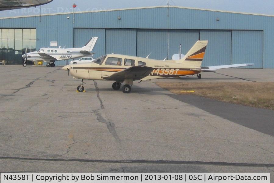 N4358T, 1984 Piper PA-28-161 C/N 28-8416040, On the ramp at Griffith, Indiana