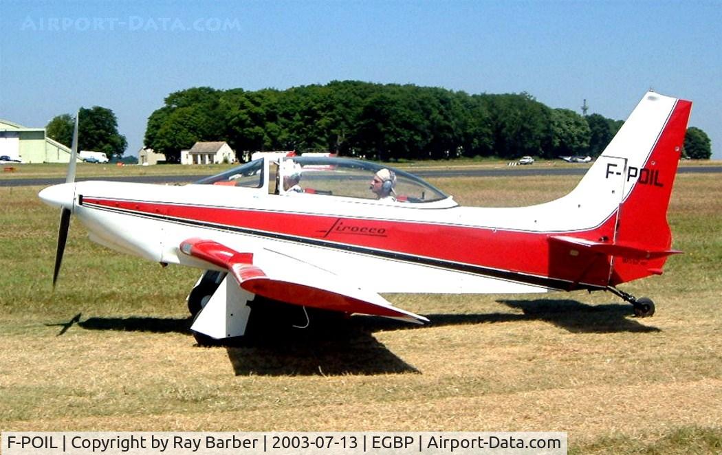 F-POIL, Jurca MJ-5 G2 Sirocco C/N 17, Jurca MJ.5-G2 Sirocco [17] Kemble~G 13/07/2003