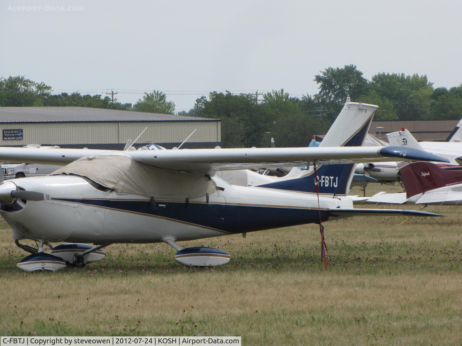 C-FBTJ, 1972 Cessna 177B Cardinal C/N 17701710, Parked at Oshkosh