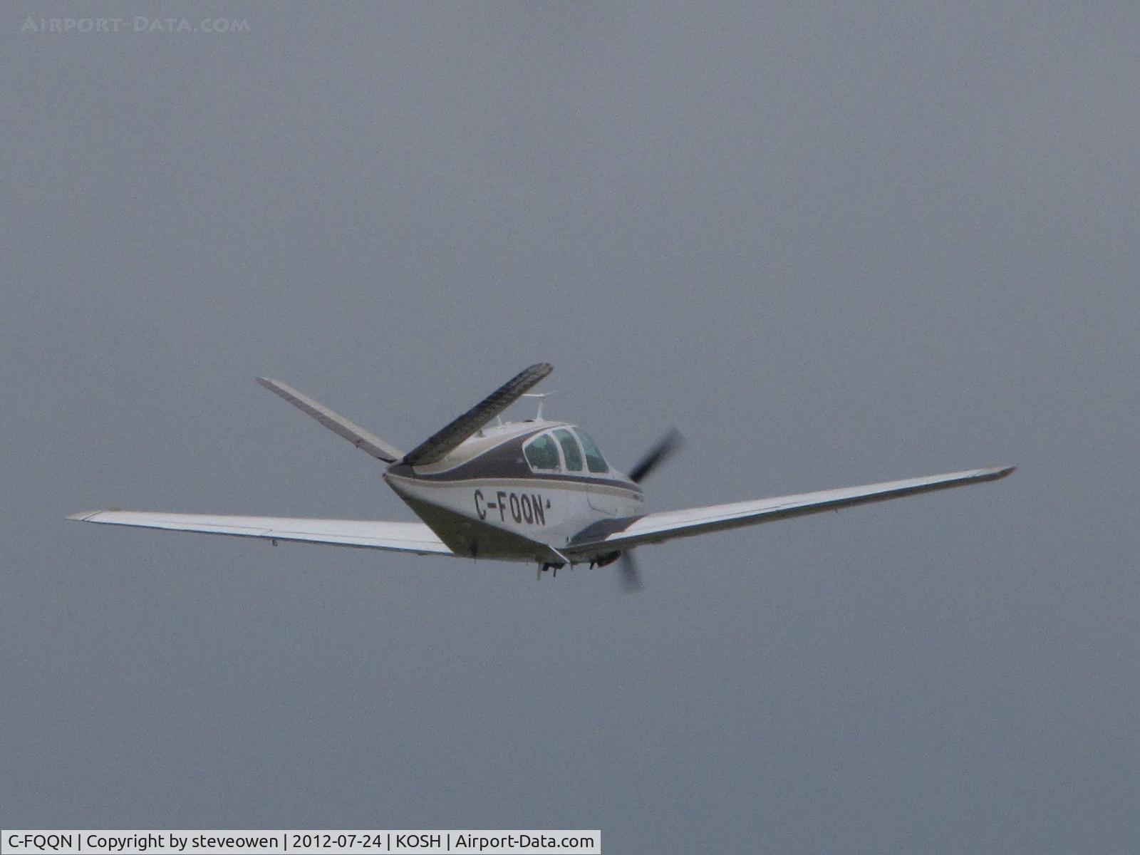 C-FQQN, 1974 Beech V35B Bonanza C/N D-9659, heading home from Oshkosh