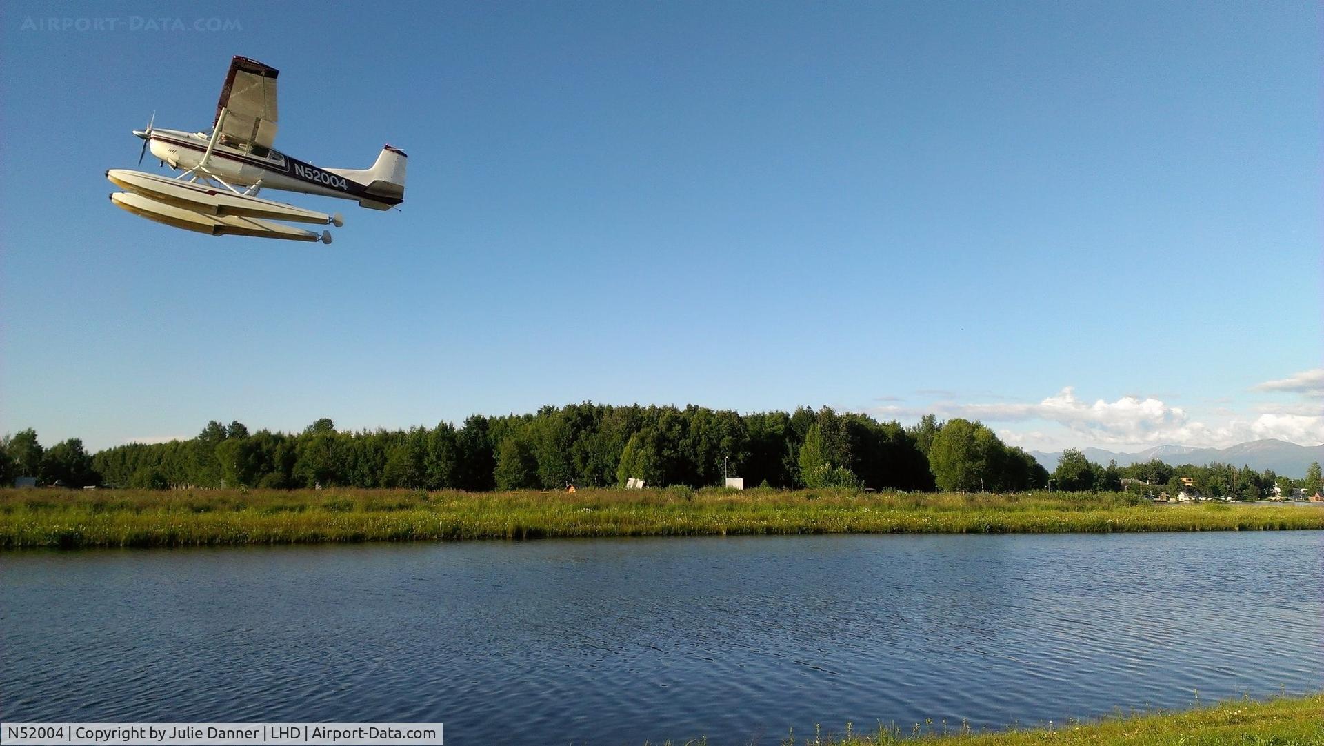 N52004, 1974 Cessna 180J C/N 18052437, Late Summer at Lake Hood in Anchorage, Alaska 2012