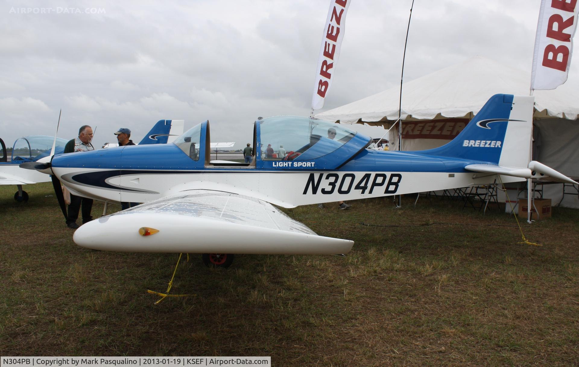 N304PB, 2008 Breezer Light Sport Aircraft C/N 006LSA, Breezer