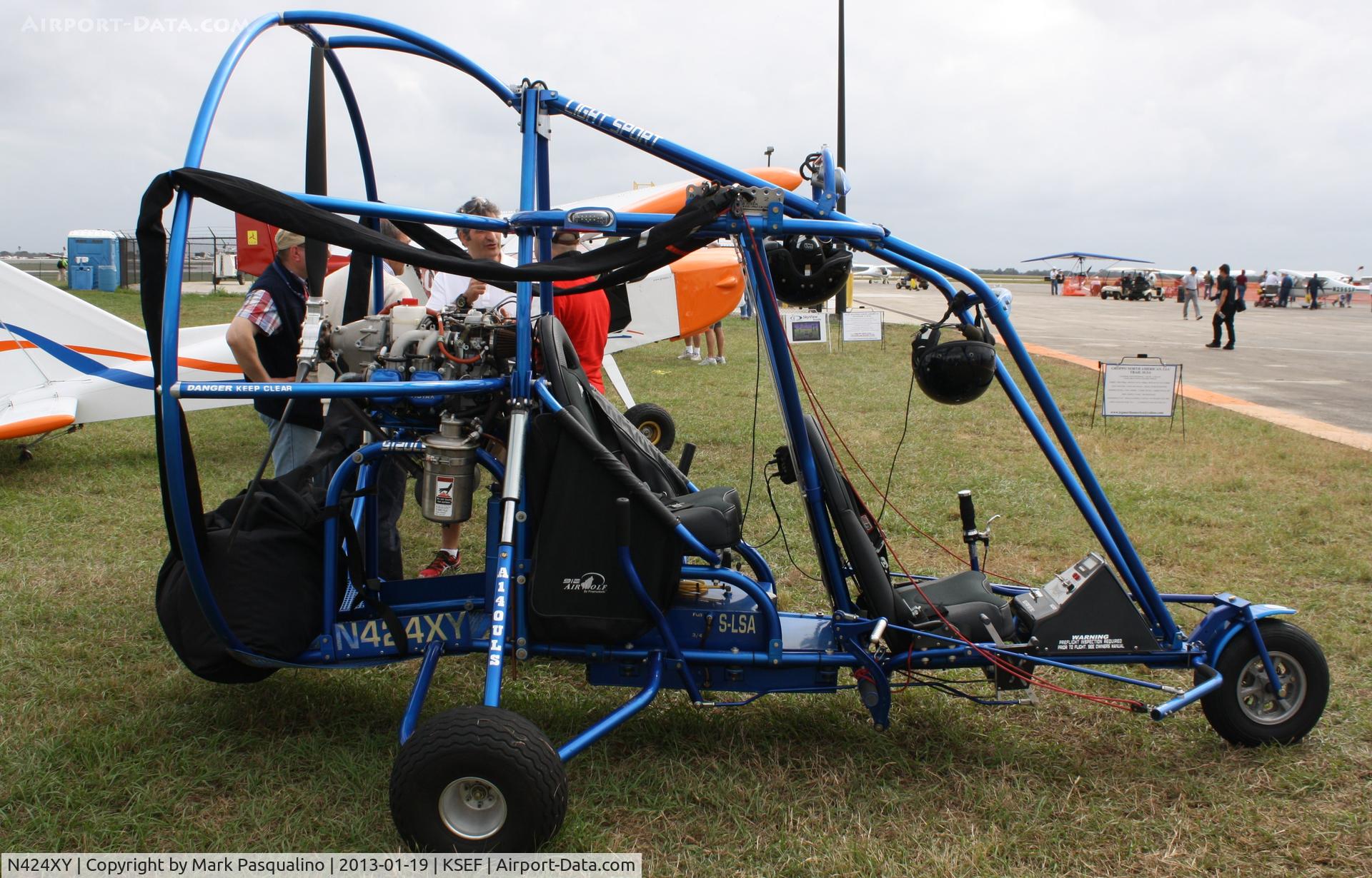N424XY, Powrachute Llc AIRWOLF 912ULS C/N A140ULS, Powerchute Airwolf 912ULS