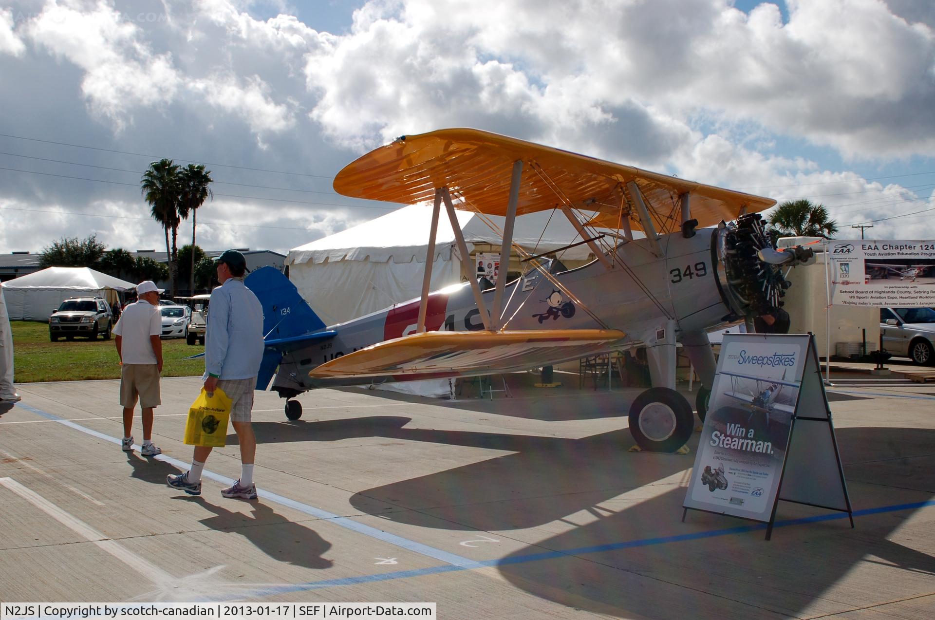 N2JS, 1996 Boeing B75N1 C/N 75-1349, 1996 Boeing/stiles R B75N1, N2JS, at the US Sport Aviation Expo, Sebring Regional Airport, Sebring, FL
