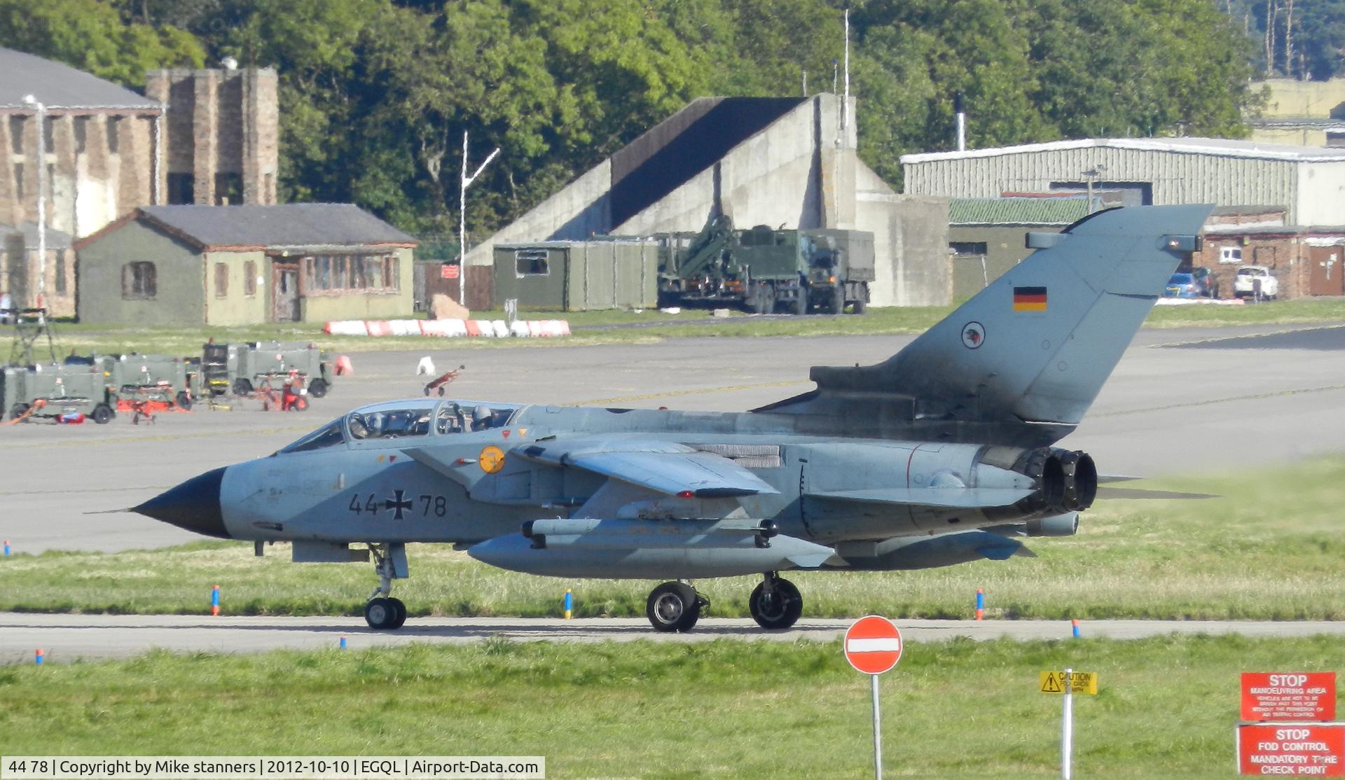44 78, Panavia Tornado IDS C/N 451/GS131/4178, AG-51 Tornado IDS Taxi's to its dispersal site on the south eastern side of the airfield