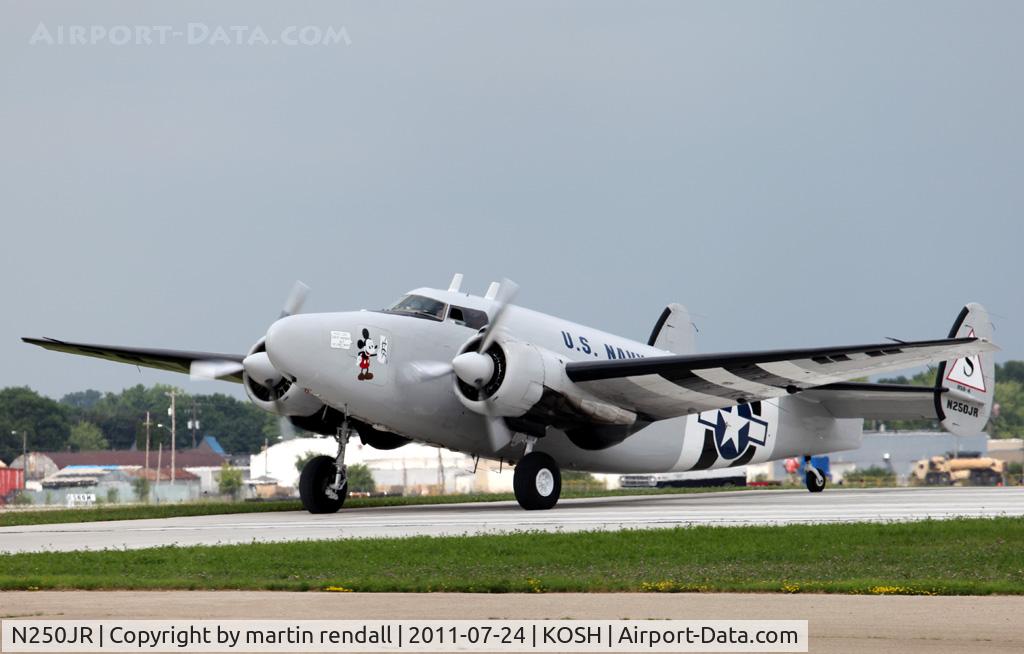 N250JR, 1942 Howard Aero Howard 250 (Lockheed C-60A Lodestar) C/N 2232 (18-2232), oshkosh 2011