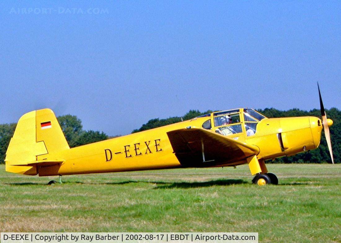 D-EEXE, Heliopolis Gomhouria Mk.6 (Bu-181) C/N 148, Heliopolis Gomhouria Mk.6 [148] Schaffen-Diest~OO 17/08/2002. This is not a Bucker Bestmann