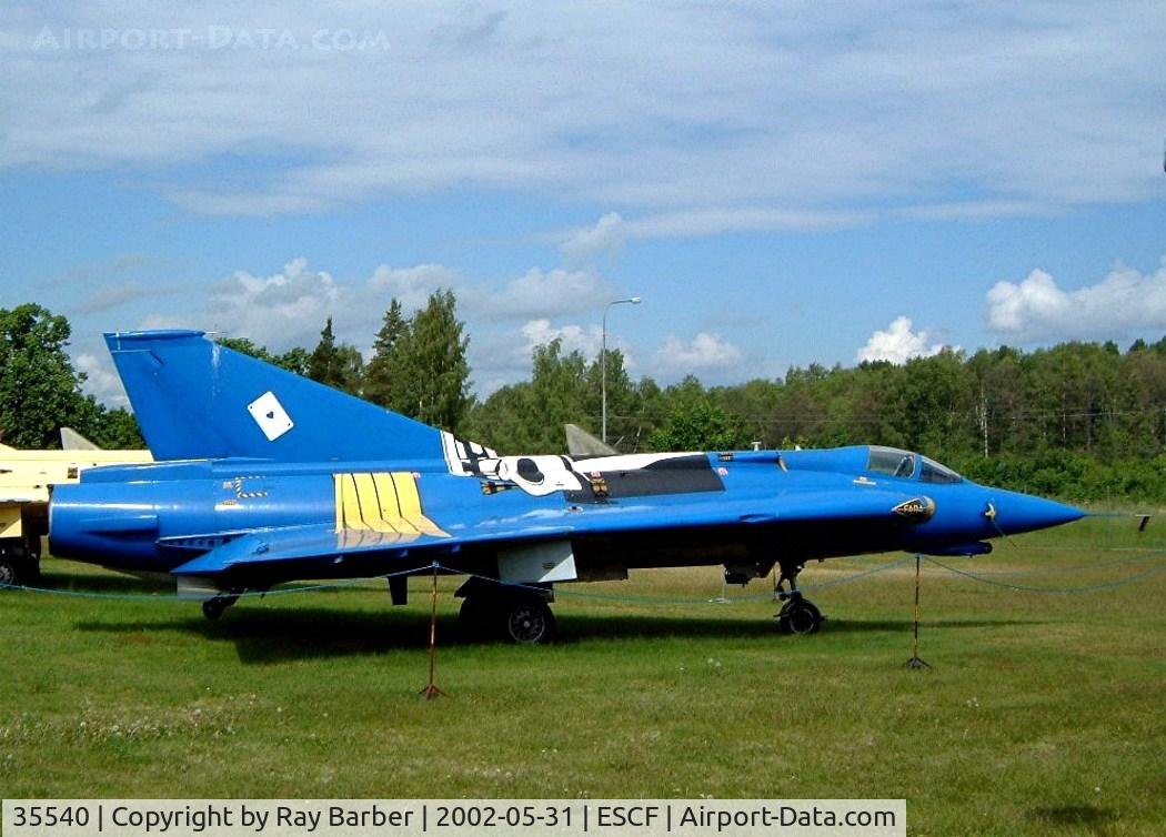 35540, Saab J-35J Draken C/N 35-540, Saab J.35J Draken [35540] Linkoping-Malmen~SE 31/05/2002.