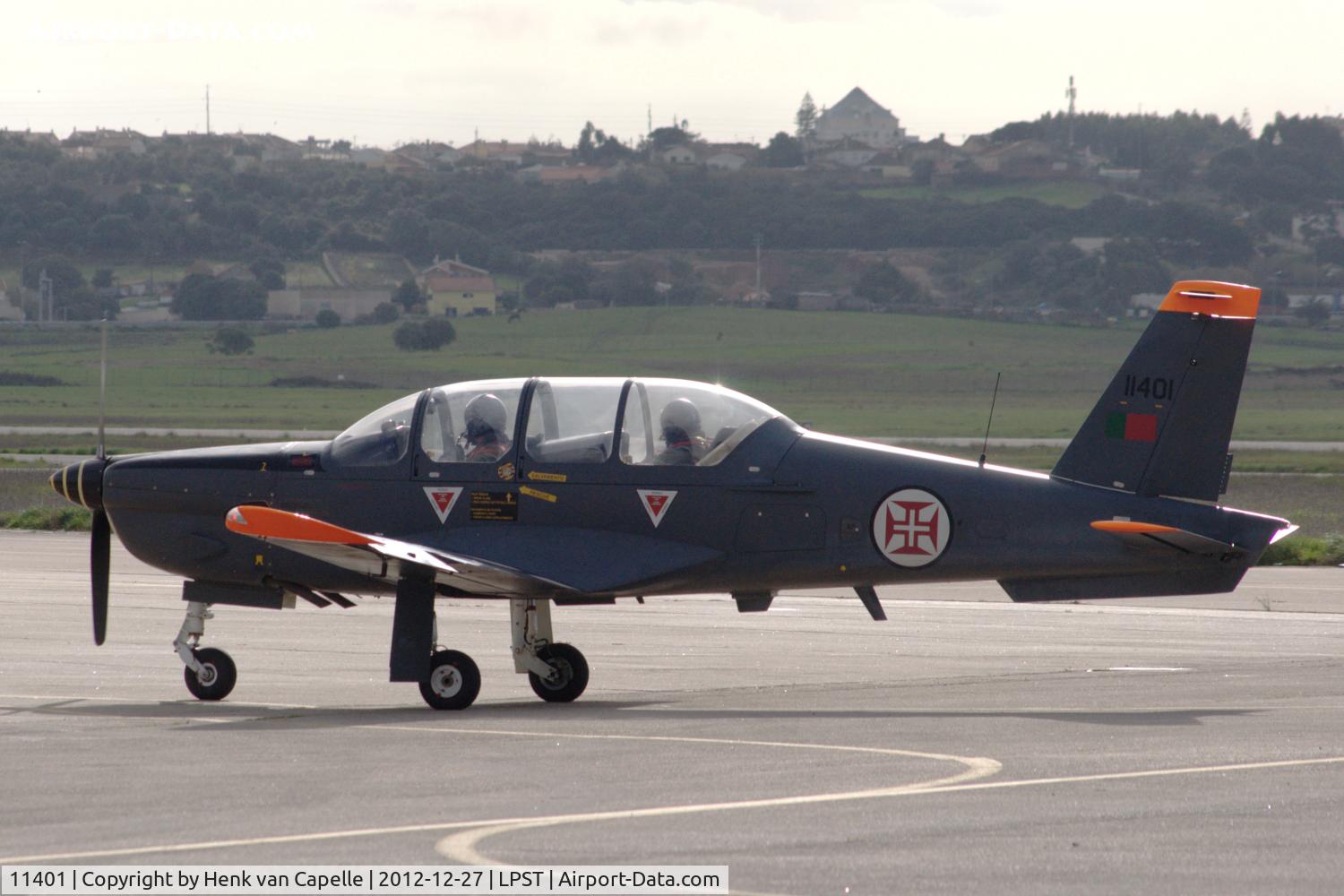 11401, 1988 Socata TB-30 Epsilon C/N 147, An Epsilon trainer of the Portuguese Air Force taxying at Sintra air force base.