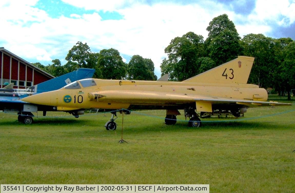 35541, Saab J-35J Draken C/N 35-541, SAAB J.35J Draken [35541] Linkoping-Malmen~SE 31/05/2002