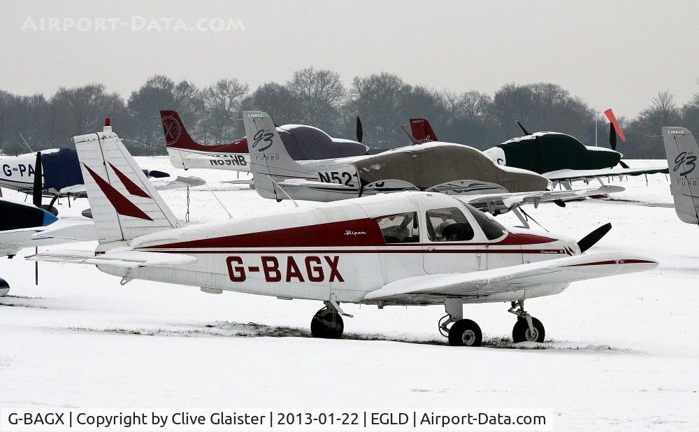 G-BAGX, 1967 Piper PA-28-140 Cherokee C/N 28-23633, Ex: N3574K > G-BAGX - Originally and currently in private hands since October 1972