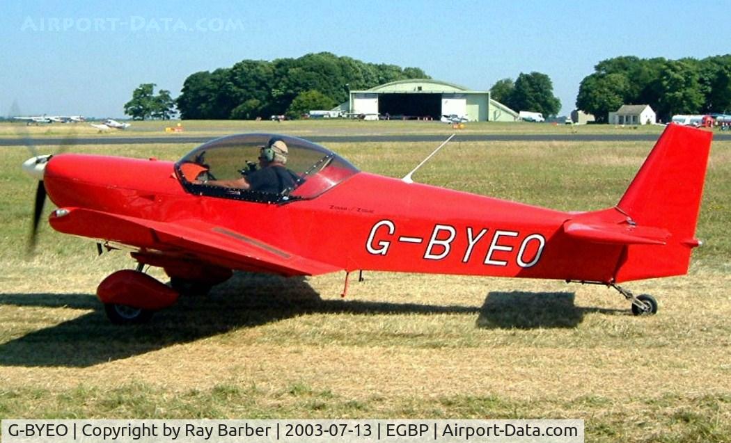 G-BYEO, 1999 Zenair CH-601 HDS Zodiac C/N PFA 162-13345, BYEO   Zenair CH.601HDS Zodiac [PFA 162-13345] Kemble~G 13/07/2003