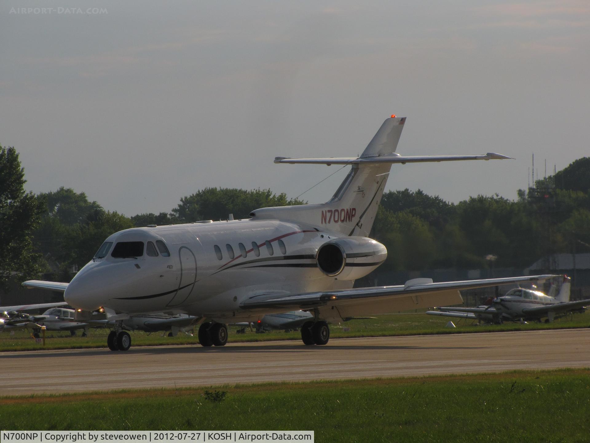 N700NP, 1983 British Aerospace HS.125-700A C/N 257207/NA0345, Landing Rwy27