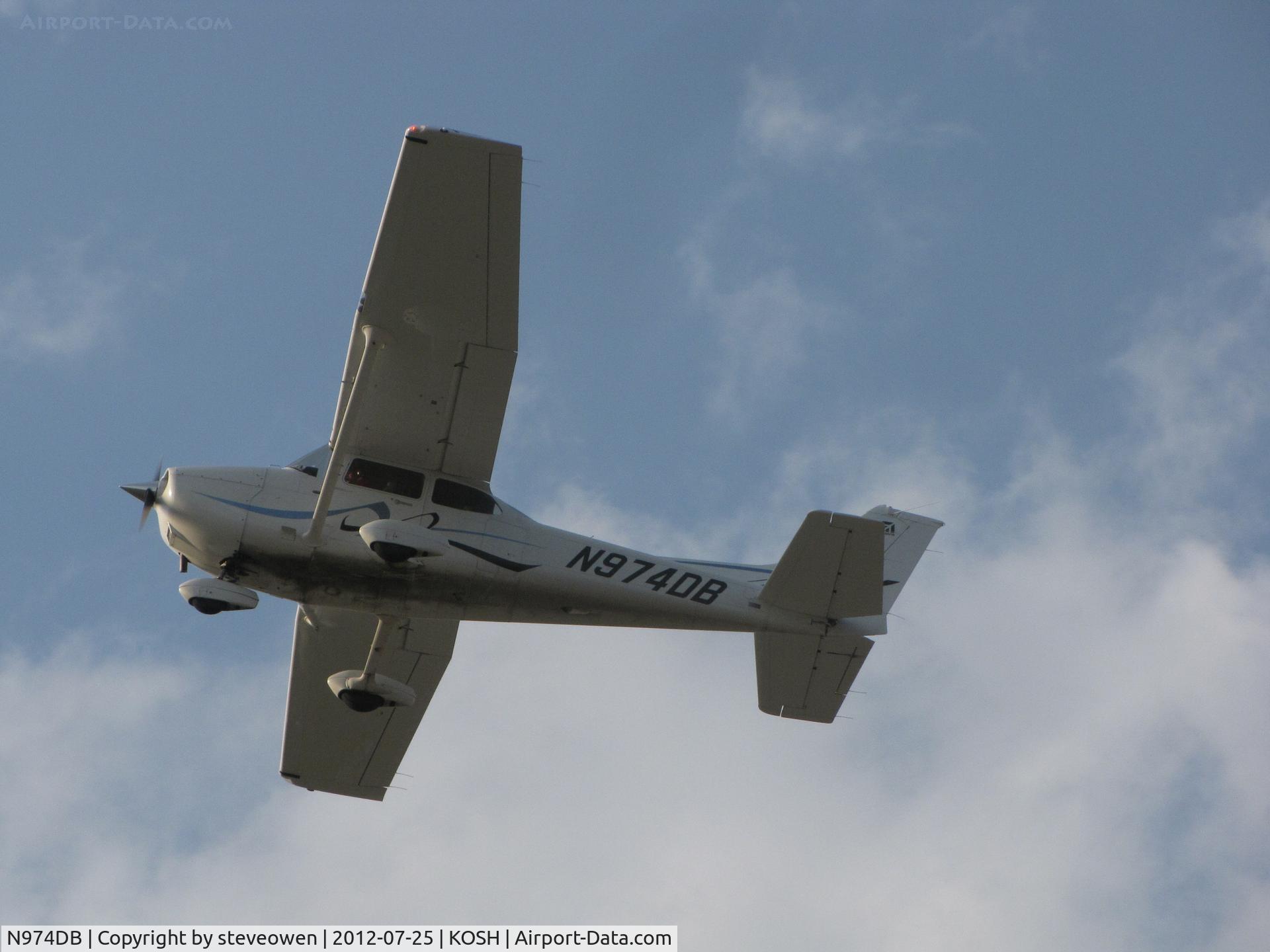 N974DB, 2008 Cessna 172S C/N 172S10661, departing Oshkosh
