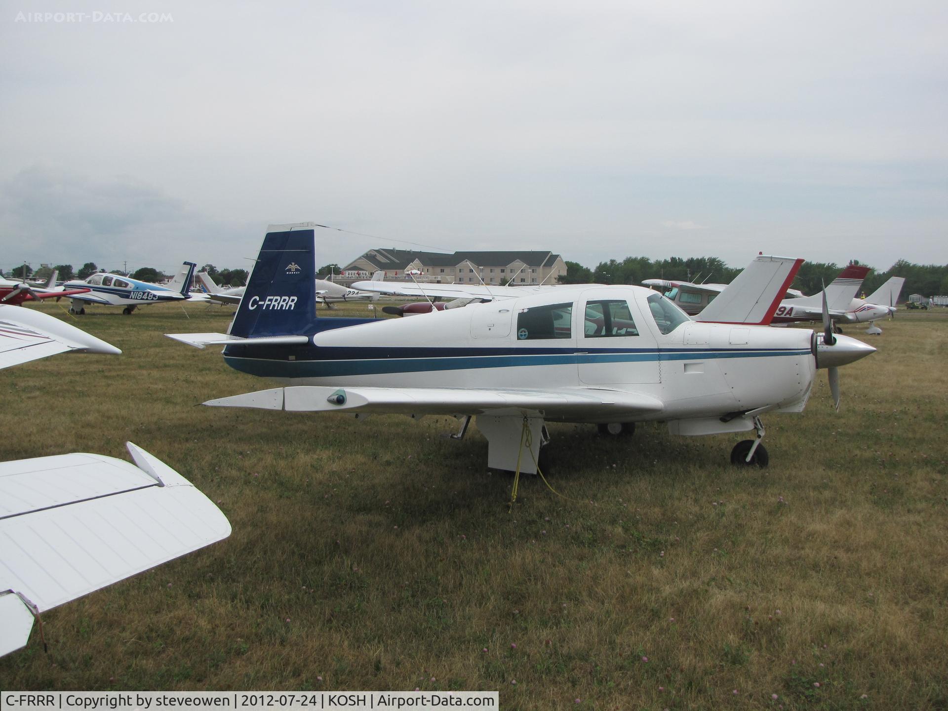 C-FRRR, 1964 Mooney M20C Ranger C/N 2876, Parked at Oshkosh