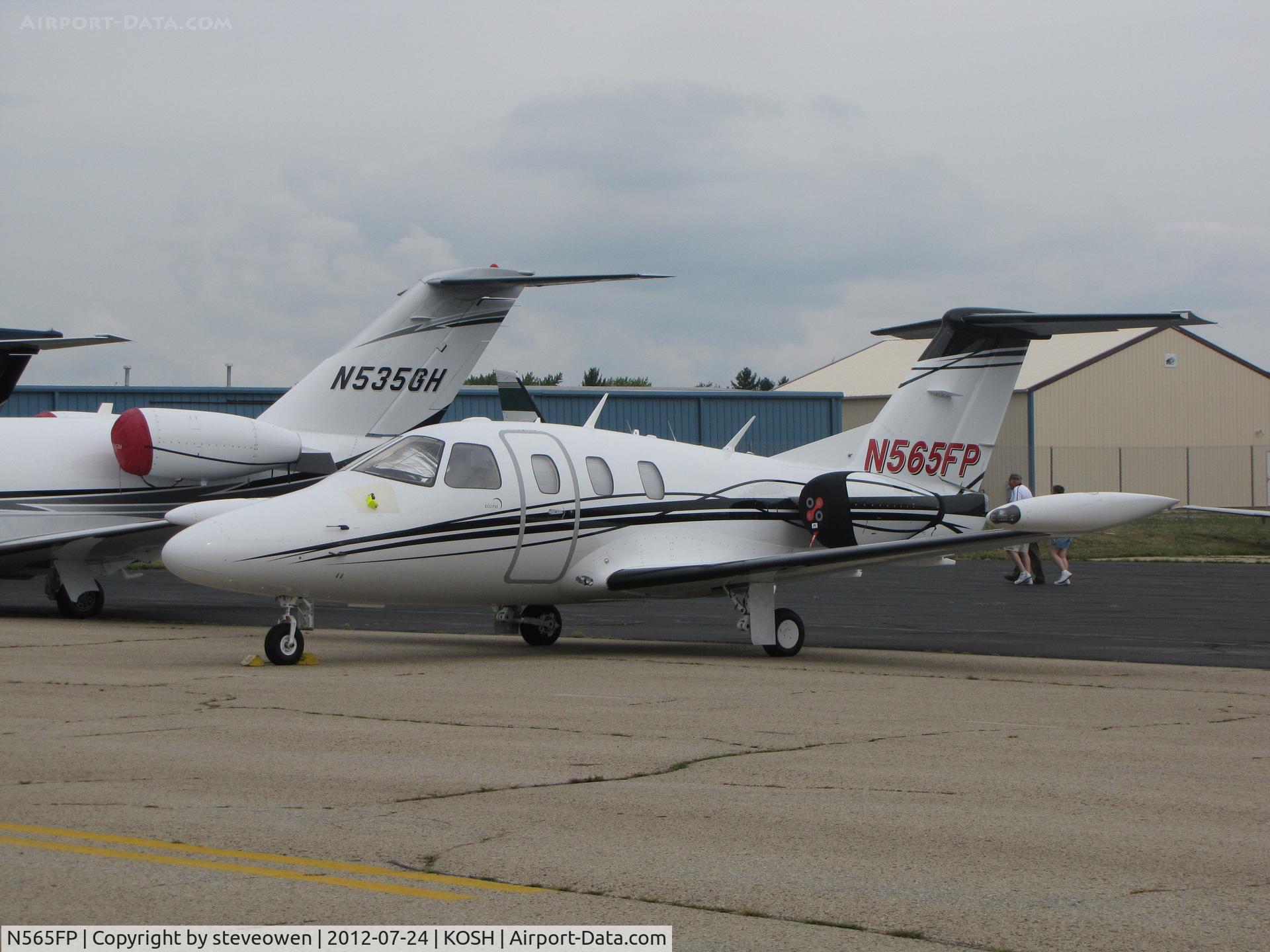 N565FP, 2007 Eclipse Aviation Corp EA500 C/N 000081, Basler FBO Ramp
