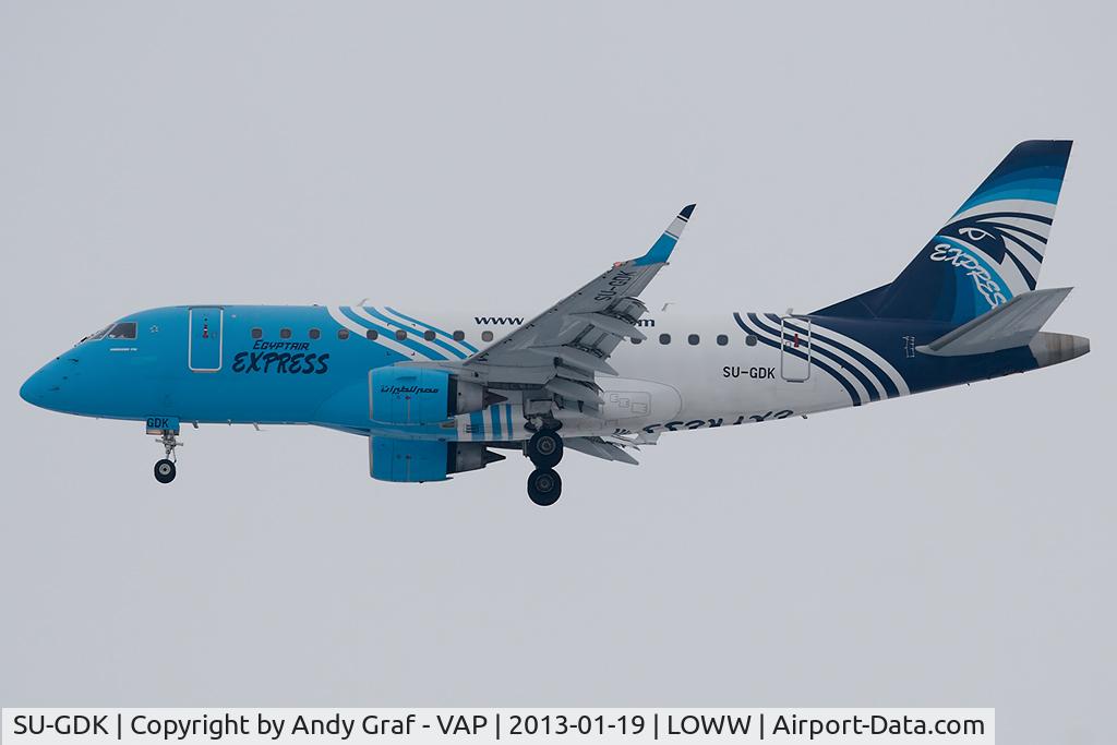 SU-GDK, 2009 Embraer 170LR (ERJ-170-100LR) C/N 17000284, Egypt Air Exprtess EMB170