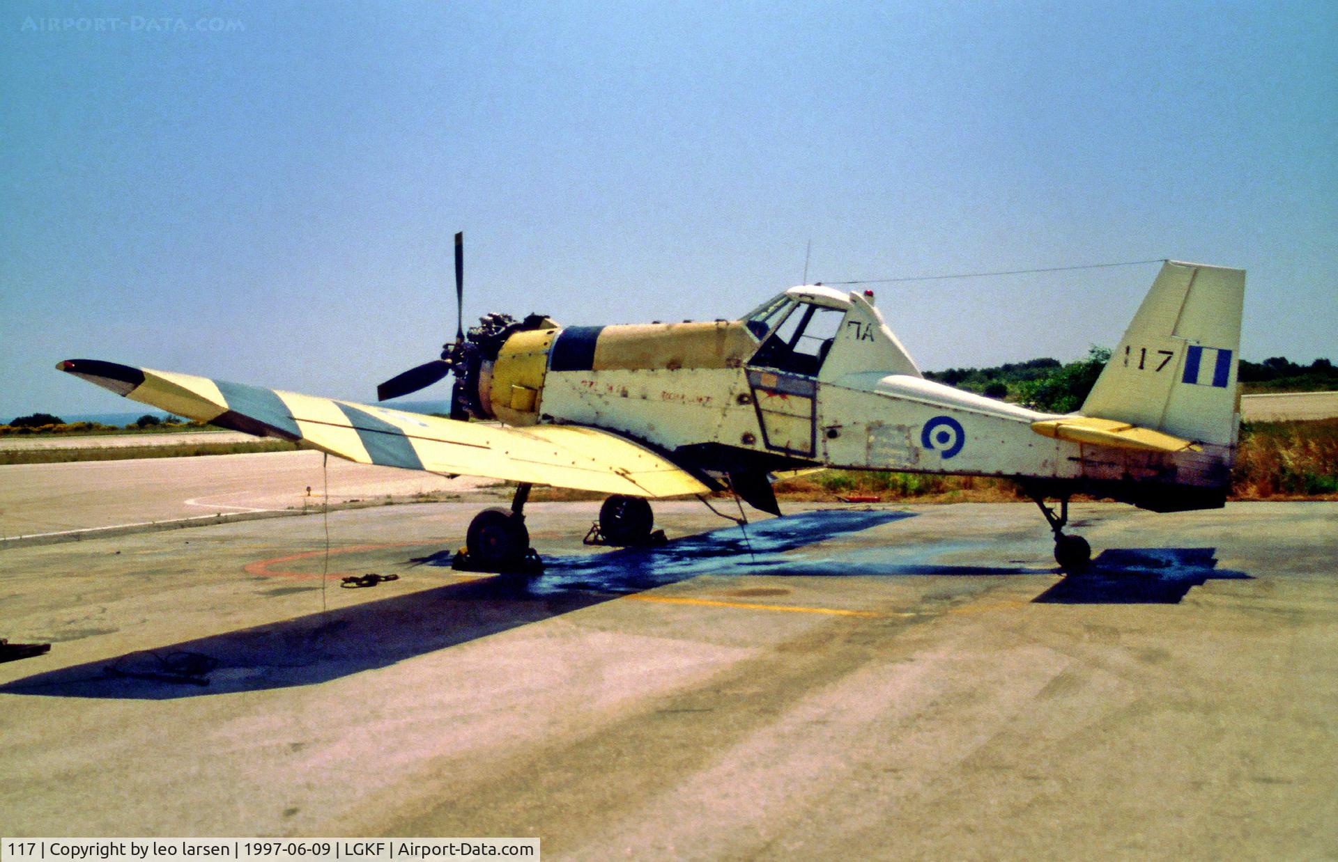 117, 1983 PZL-Mielec M-18 Dromader C/N 1Z 011-17, Keffalinia Greece 9.6.97