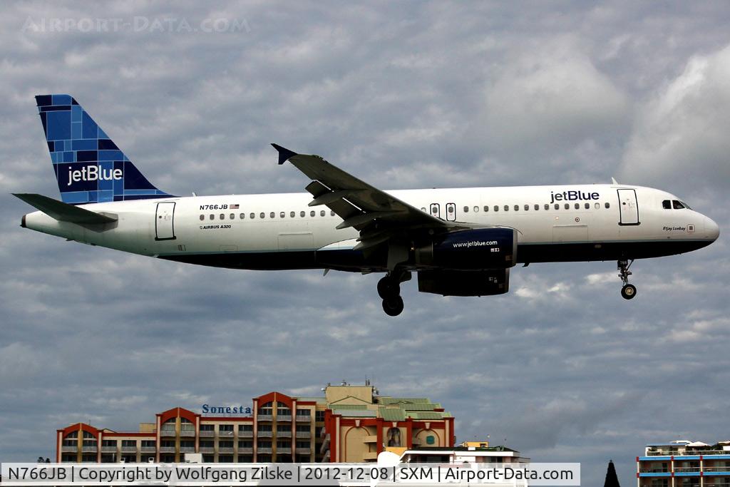 N766JB, 2008 Airbus A320-232 C/N 3724, Visitor