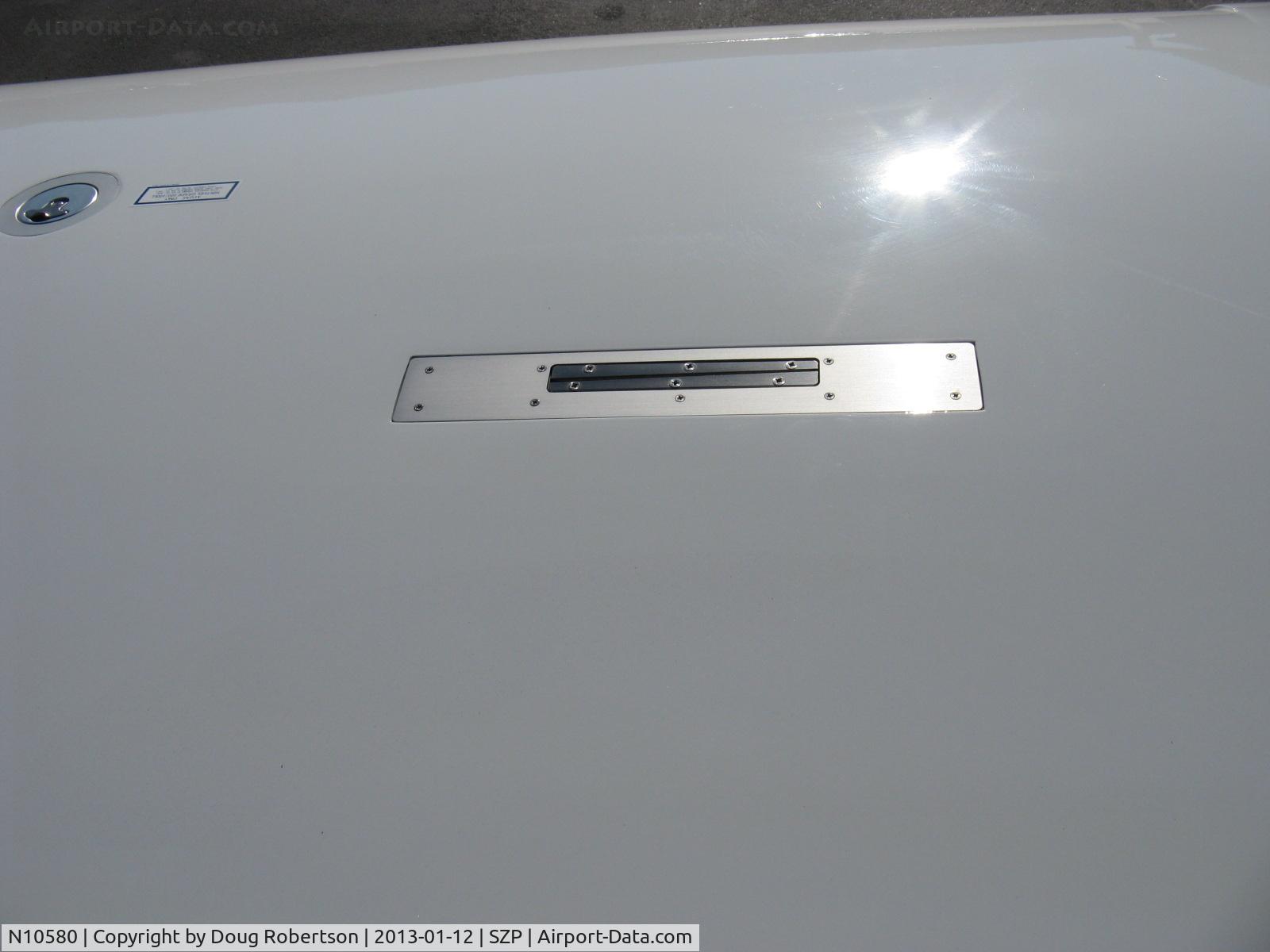 N10580, Cessna LC41-550FG C/N 411150, 2009 Cessna LC41-550FG as 400 CORVALIS TT, twin turbocharged Continental TSIO)-550-C 310 Hp, wing speed brake-retracted, typical each wing