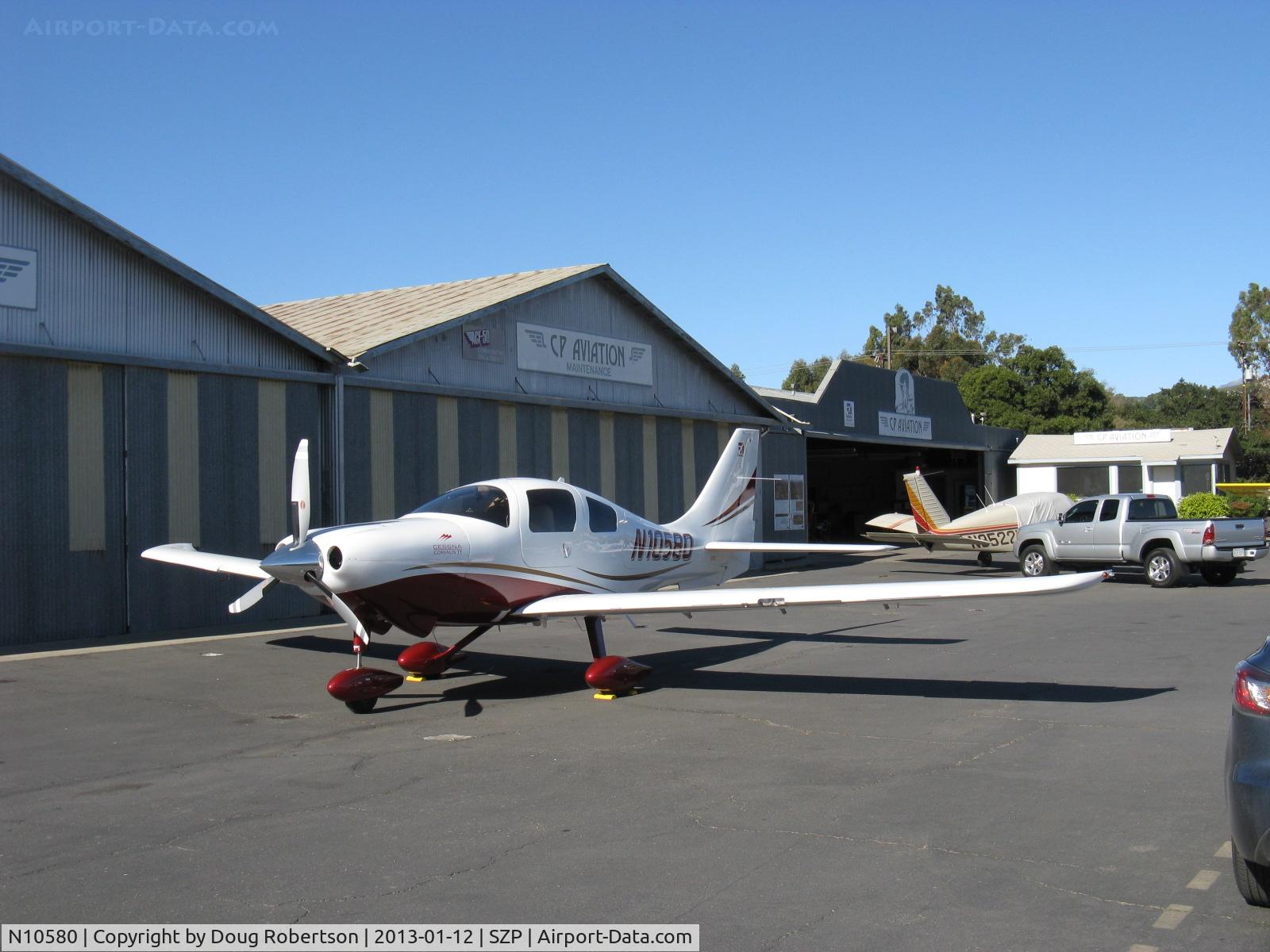 N10580, Cessna LC41-550FG C/N 411150, 2009 Cessna LC41-550FG as 400 CORVALIS TT, twin-turbocharged Continental TSIO-550-C with two intercoolers 310 Hp, glass panel with G1000, tri-blade Hartzell scimitar CS prop, fixed gear