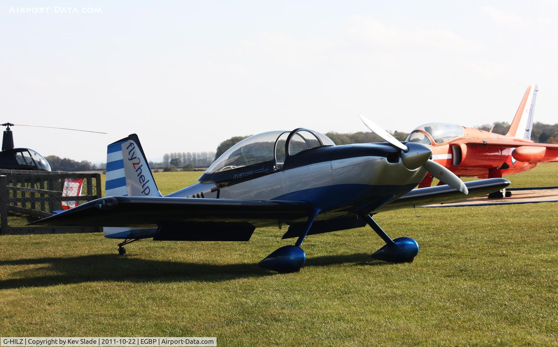 G-HILZ, 2006 Vans RV-8 C/N PFA 303-14471, With the 'Fly to Help' charity.