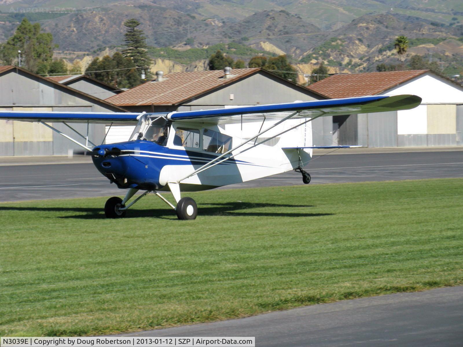 N3039E, 1946 Aeronca 7AC Champion C/N 7AC-6625, 1946 Aeronca 7AC CHAMPION, Continental O-200 100 Hp upgrade per STC, touch & go landing Rwy 22L grass