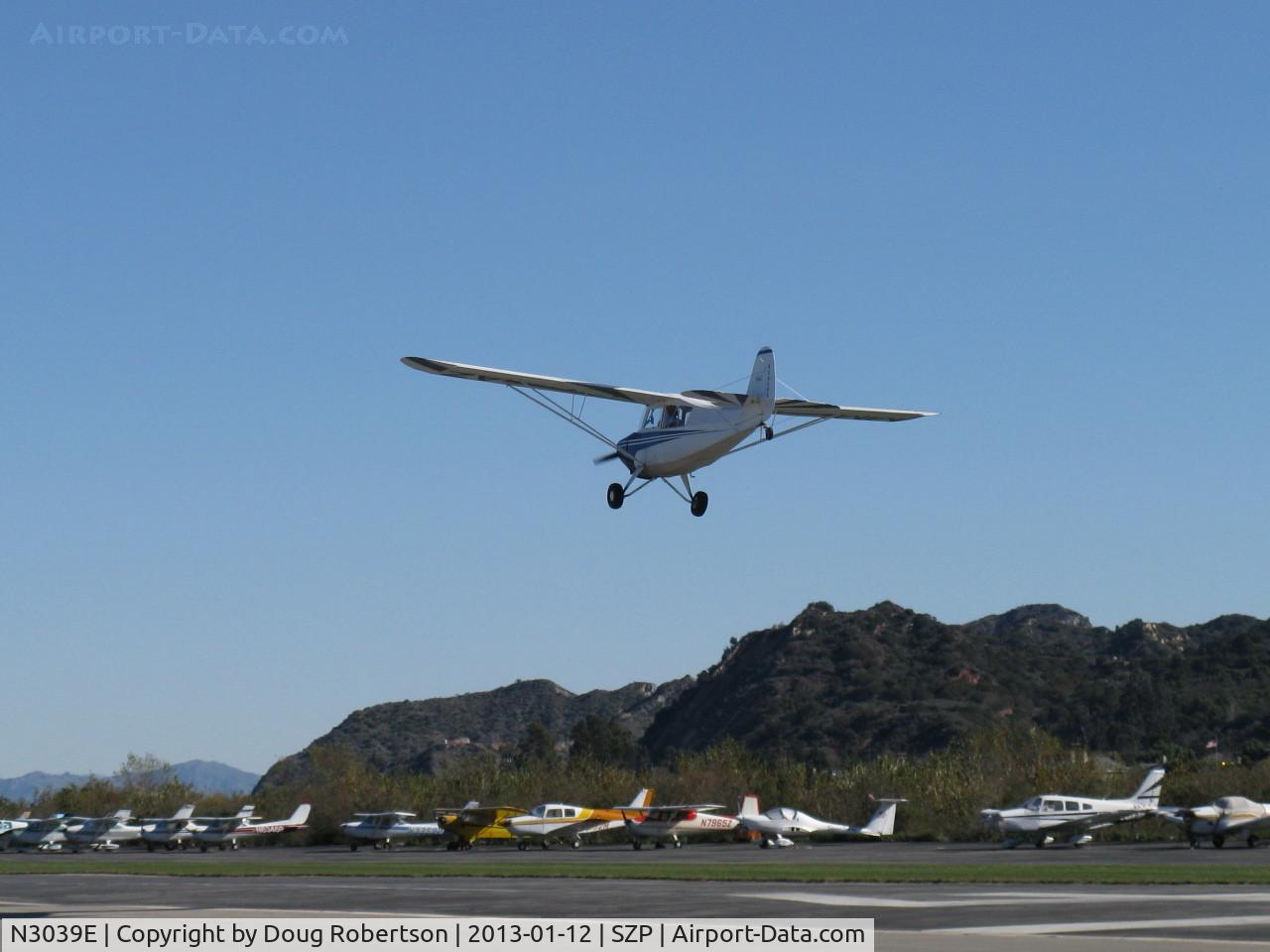 N3039E, 1946 Aeronca 7AC Champion C/N 7AC-6625, 1946 Aeronca 7AC CHAMPION, Continental O-200 100 Hp upgrade by STC, on final Rwy 04