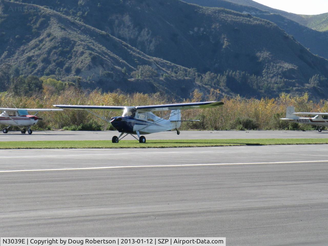 N3039E, 1946 Aeronca 7AC Champion C/N 7AC-6625, 1946 Aeronca 7AC CHAMPION, Continental O-200 100 Hp upgrade per STC, touch & go landing Rwy 04R grass