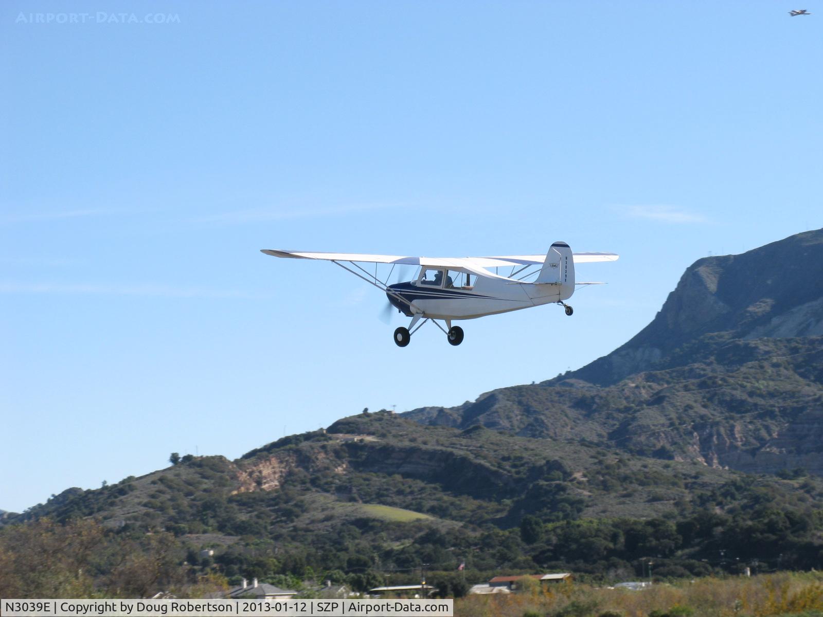 N3039E, 1946 Aeronca 7AC Champion C/N 7AC-6625, 1946 Aeronca 7AC CHAMPION, Continental O-200 100 Hp upgrade per STC, takeoff climb Rwy 04