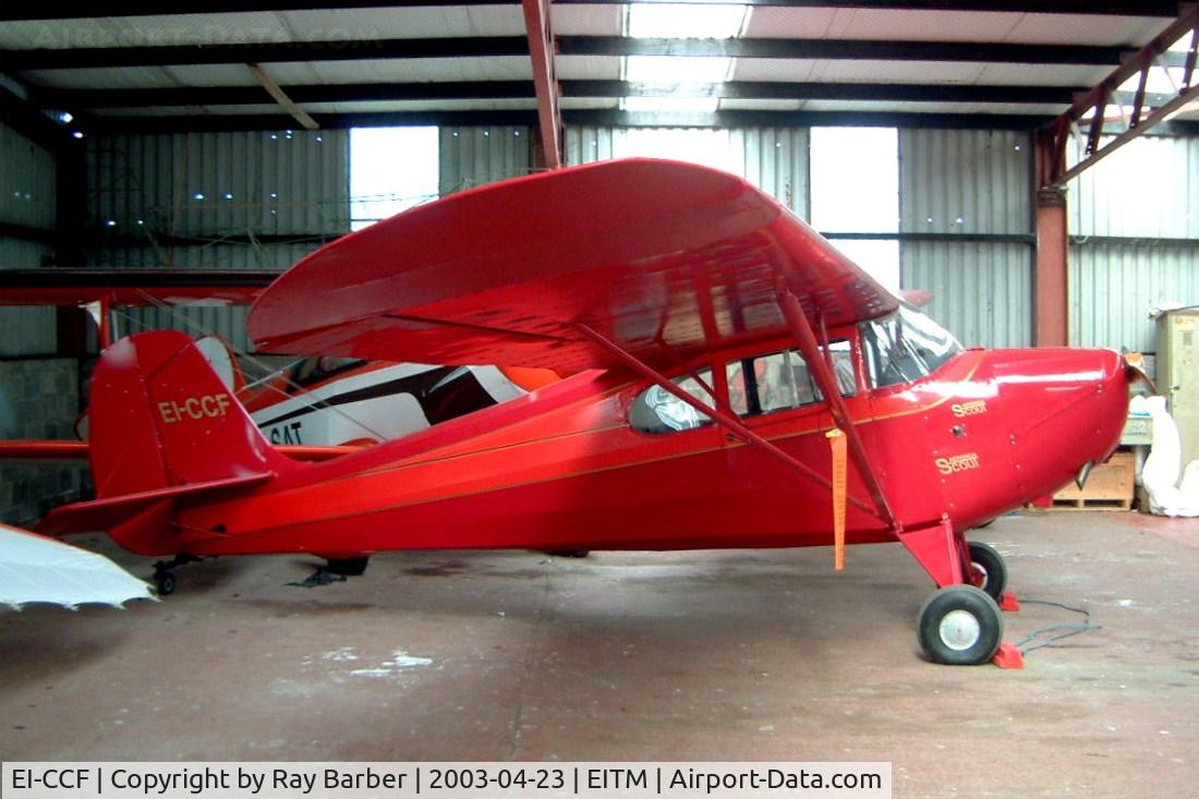 EI-CCF, 1947 Aeronca 11AC Chief Chief C/N 11AC-S-40, Aeronca 11ACS Chief [11ACS-40] Trim~EI 23/04/2003