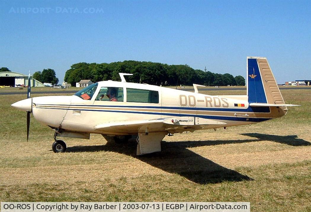 OO-ROS, 1978 Mooney M20J 201 C/N 24-0592, Mooney M.20J Model 201 [24-0592] Kemble~G 13/07/2003