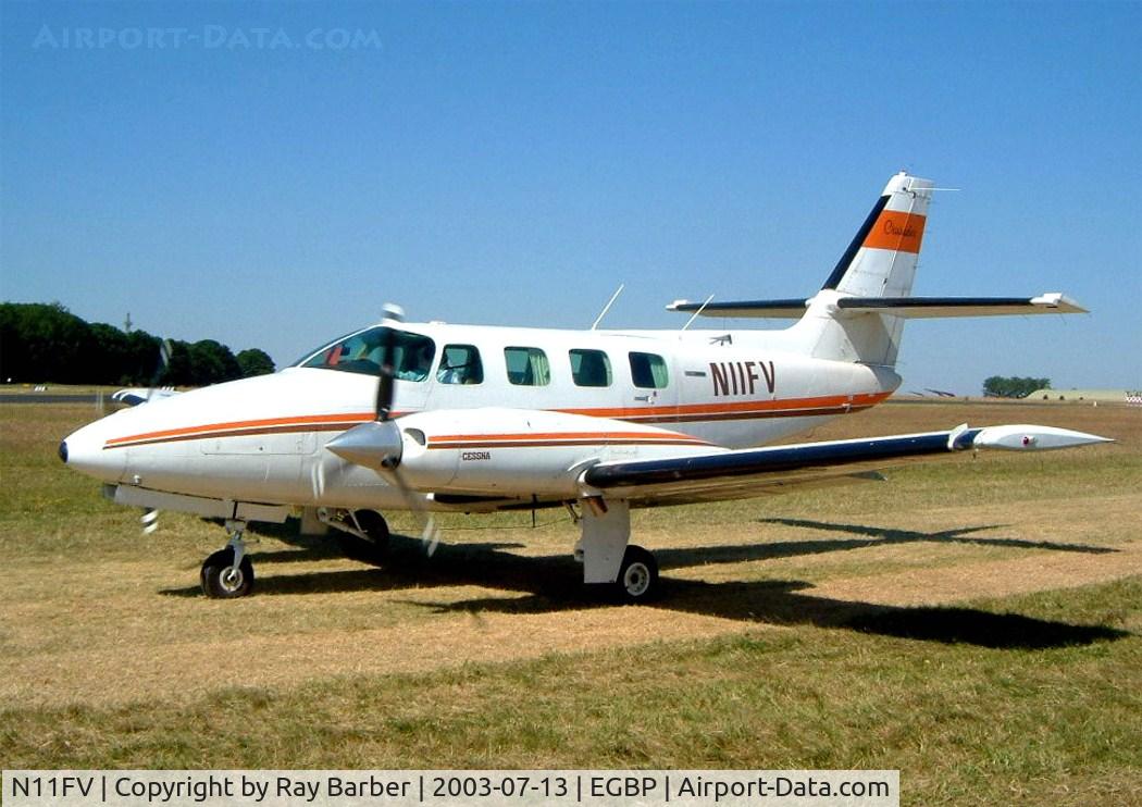N11FV, 1982 Cessna T303 Crusader C/N T30300133, Cessna T.303 Crusader [T303-00133] Kemble~G 13/07/2003
