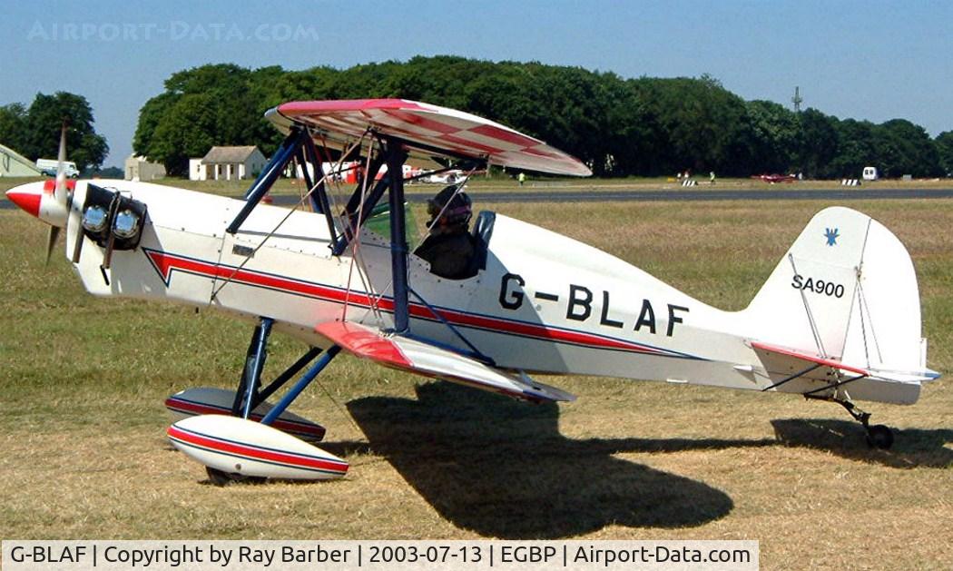 G-BLAF, 1987 Stolp SA-900 V-Star C/N PFA 106-10651, Stolp SA.900 V-Star [PFA 106-10651] Kemble~G 13/07/2003