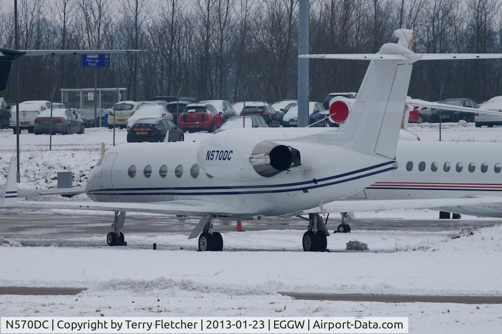 N570DC, 1992 Gulfstream Aerospace G-IV C/N 1185, 1992 Gulfstream Aerospace G-IV, c/n: 1185 at Luton