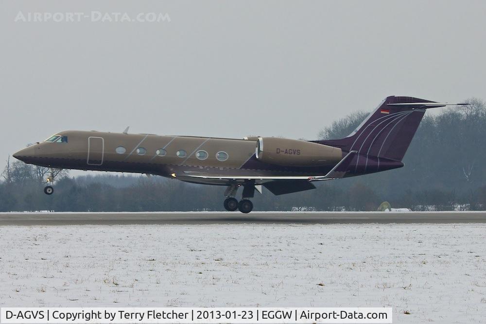 D-AGVS, 2008 Gulfstream Aerospace GIV-X (G450) C/N 4113, Gulfstream Aerospace GIV-X (G450), c/n: 4113 arriving at Luton