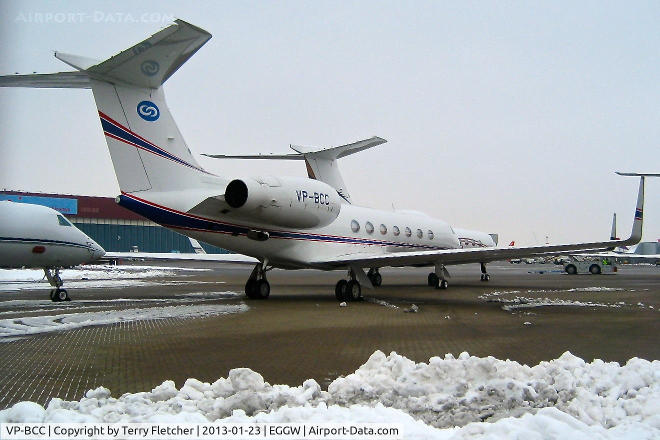 VP-BCC, 2007 Gulfstream Aerospace GV-SP (G550) C/N 5148, 2007 Gulfstream Aerospace GV-SP, c/n: 5148 at Luton