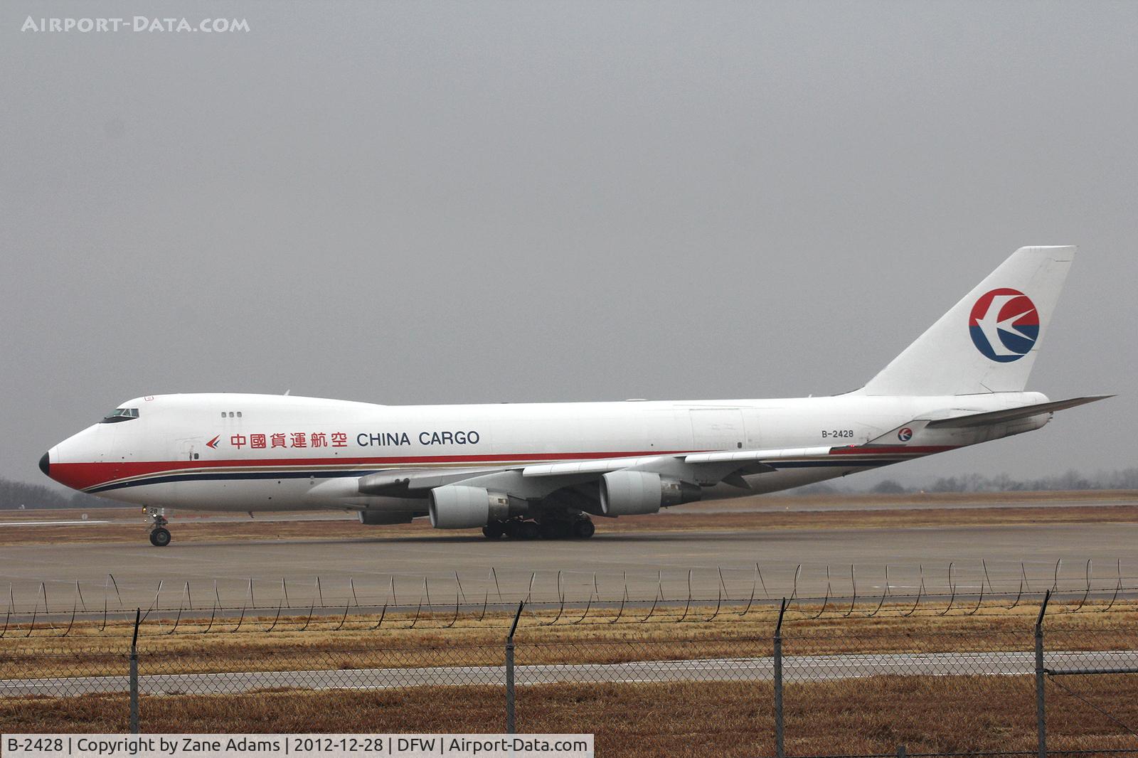B-2428, 1996 Boeing 747-412F/SCD C/N 28263, China Cargo 747 at DFW Airport
