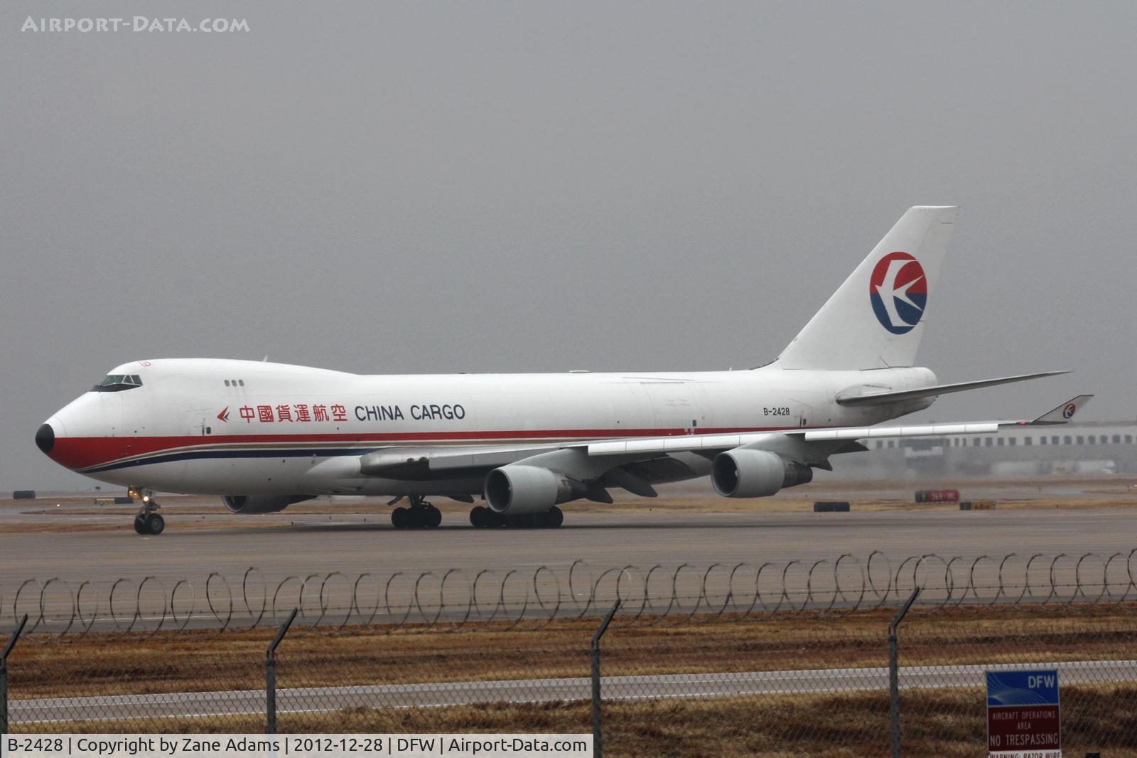 B-2428, 1996 Boeing 747-412F/SCD C/N 28263, China Cargo 747 at DFW Airport