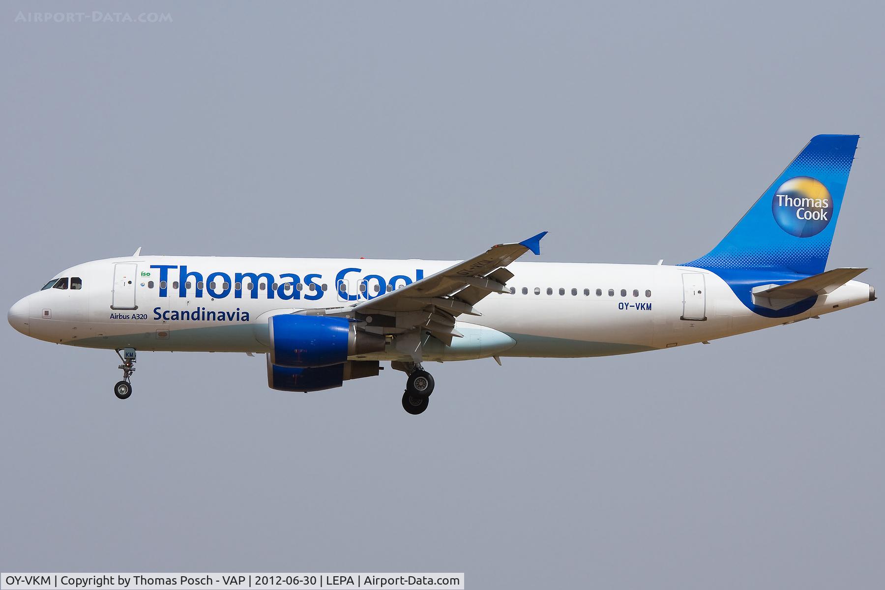 OY-VKM, 2002 Airbus A320-214 C/N 1889, Thomas Cook Airlines (Scandinavia)