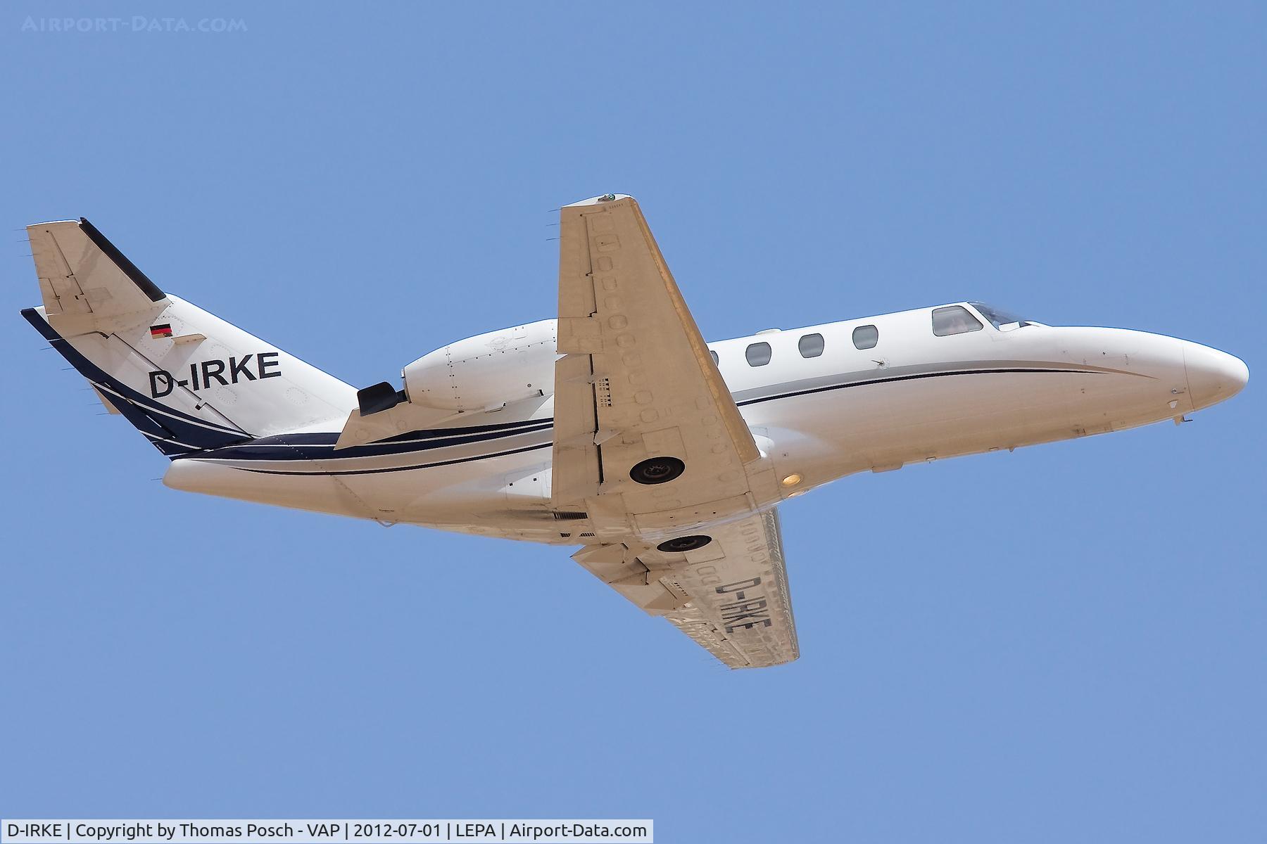 D-IRKE, 1995 Cessna 525 CitationJet C/N 525-0123, Air Evex