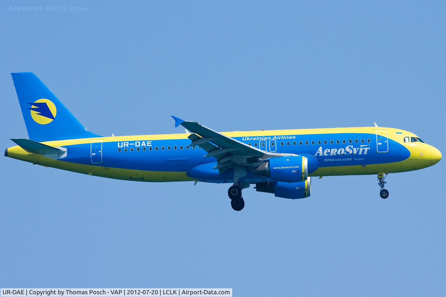 UR-DAE, 1991 Airbus A320-212 C/N 0235, AeroSvit Airlines