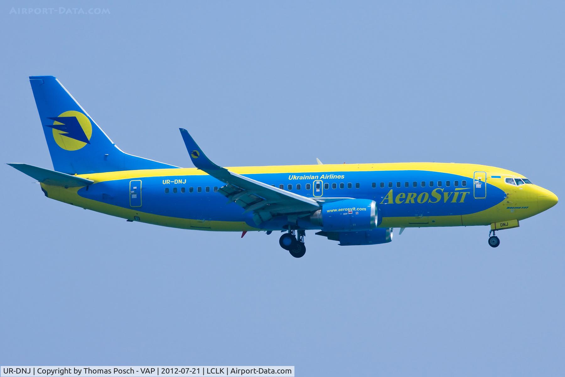 UR-DNJ, 1997 Boeing 737-36Q C/N 28659, AeroSvit Airlines