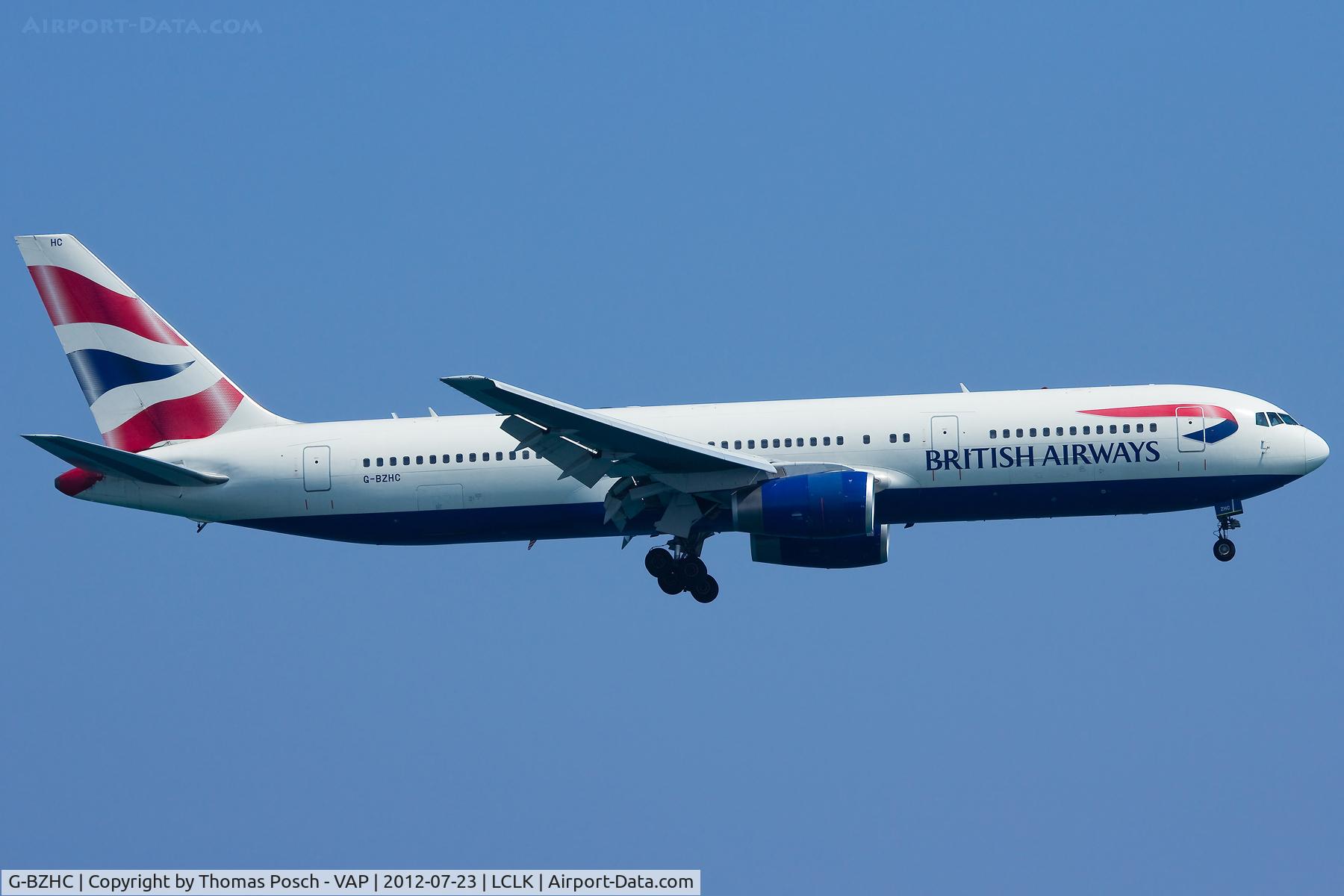 G-BZHC, 1998 Boeing 767-336 C/N 29232, British Airways