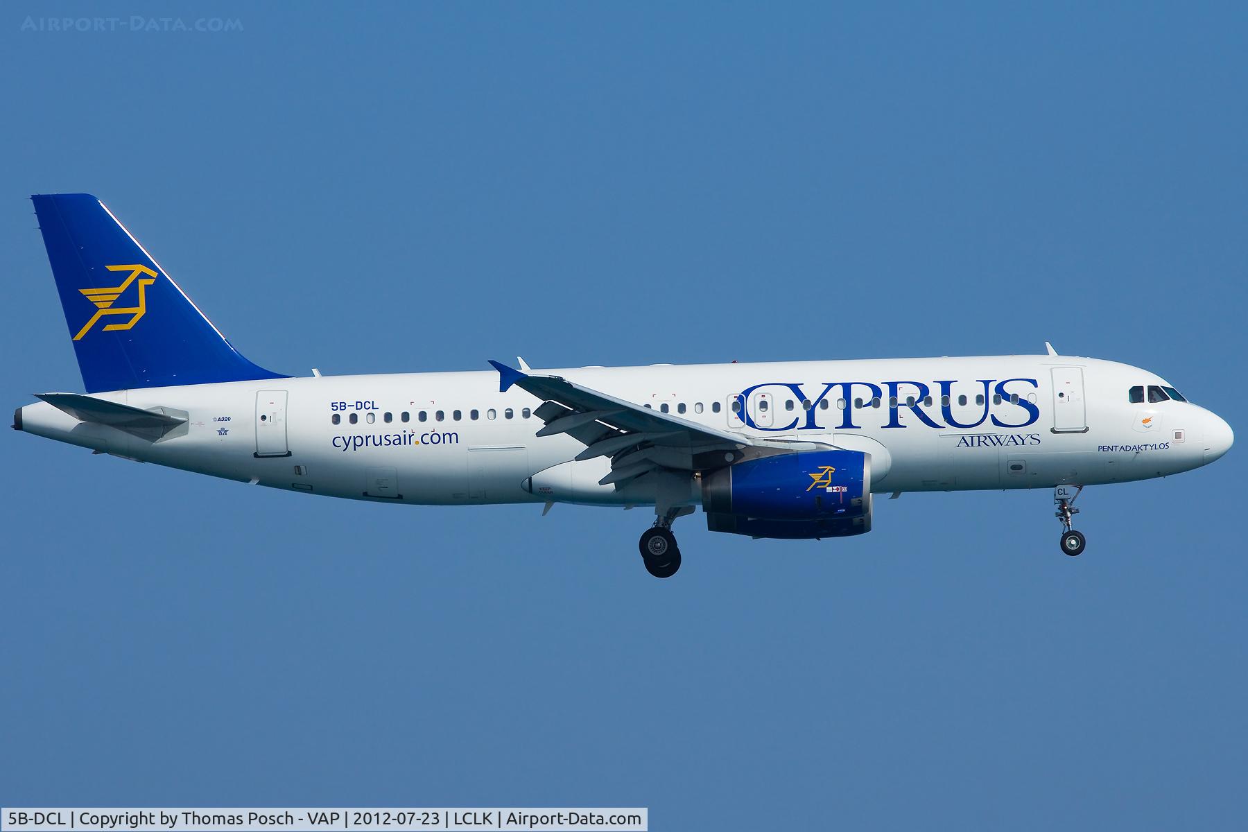 5B-DCL, 2004 Airbus A320-232 C/N 2334, Cyprus Airways