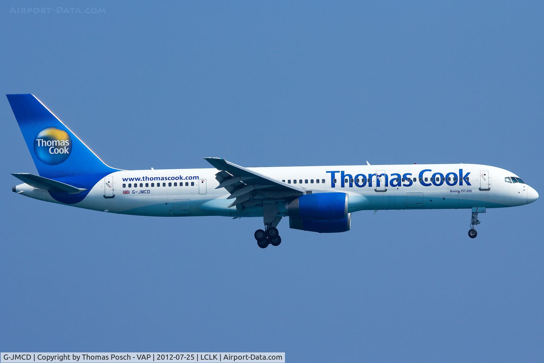 G-JMCD, 2000 Boeing 757-25F C/N 30757, Thomas Cook Airlines