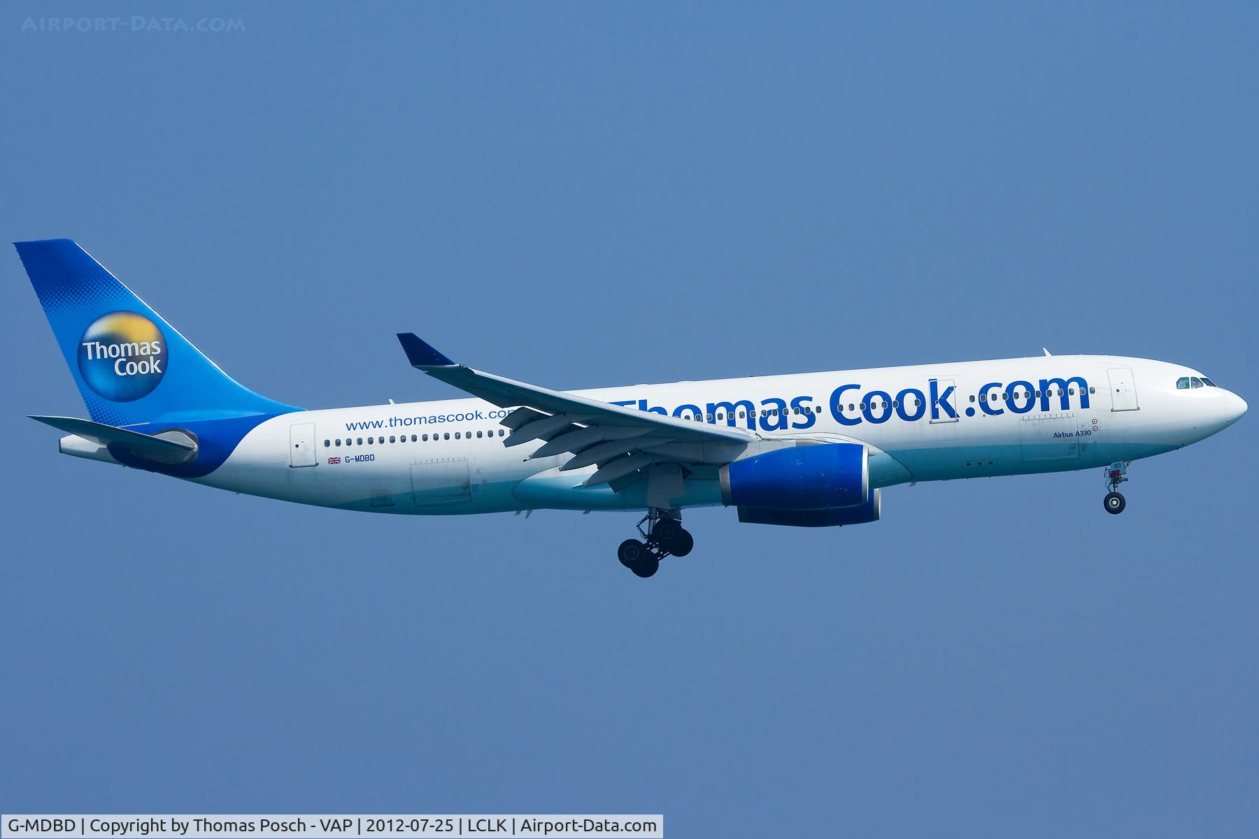 G-MDBD, 1999 Airbus A330-243 C/N 266, Thomas Cook Airlines